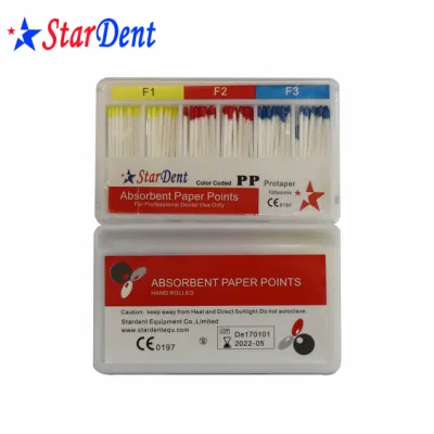 Matériau d'obturation dentaire, pointe en papier, pointes en papier absorbant (cône F)